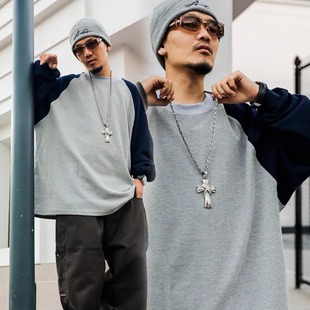 Acusa T恤 Blabo不勒脖小领口华夫格舒适亲肤打底插肩多色基础长袖