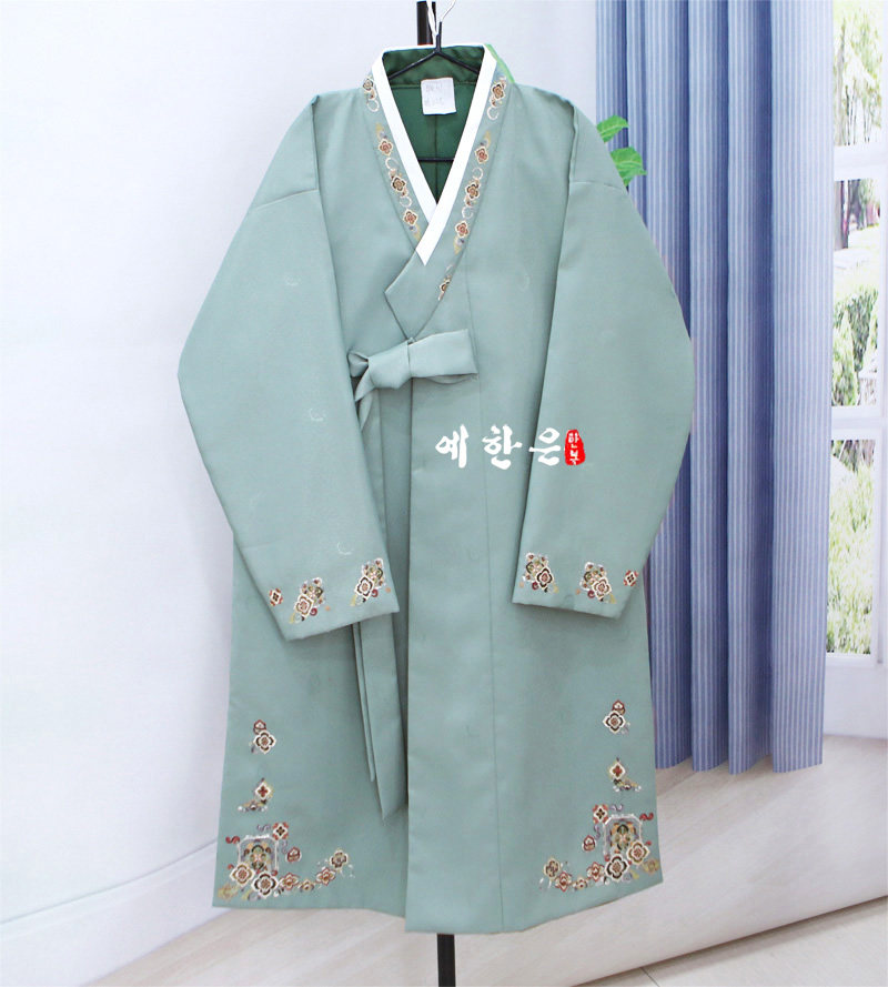 韩国原装进口面料/男士韩服外套新款外套/H-MJ1031