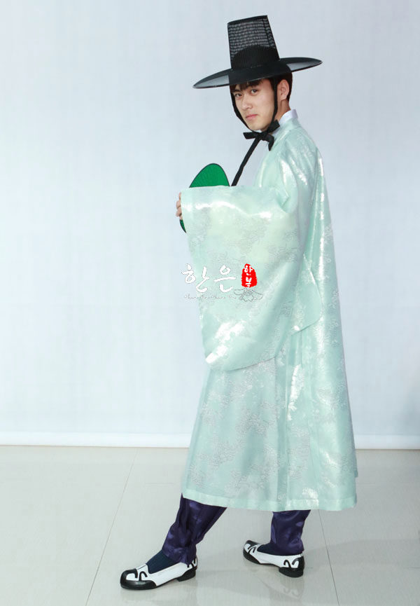 韩国原装进口韩服外套/男士传统韩服外套/高档外套/HE-NS1213