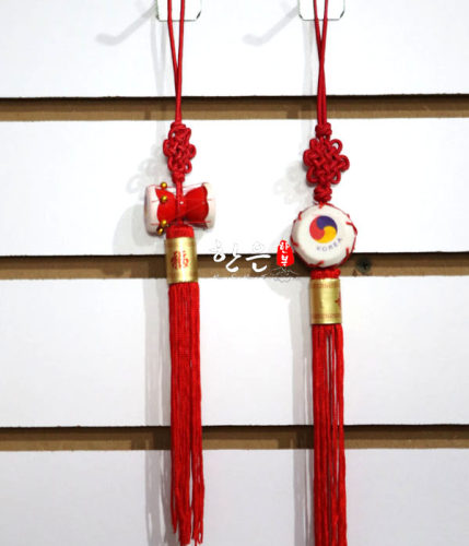 迷你长寿吉祥平安鼓对挂鼓