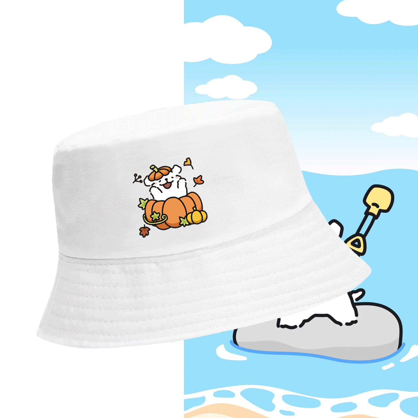 可定制款防晒遮阳四季款渔夫帽