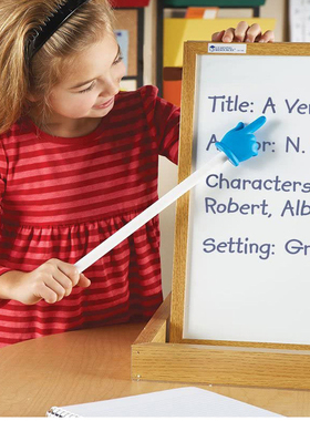 美国Learning Resources彩色手指绘本指读棒儿童黑板LR手指棒教棒