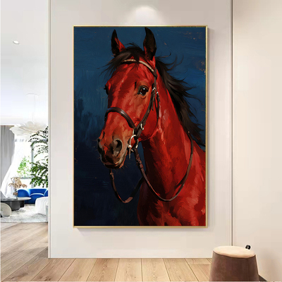 现代感骏马图5d钻石画diy十字绣