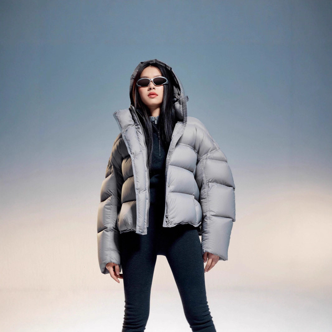 明星同款时尚90绒保暖羽绒服泡芙小个子2025冬季新款短款宽松显瘦
