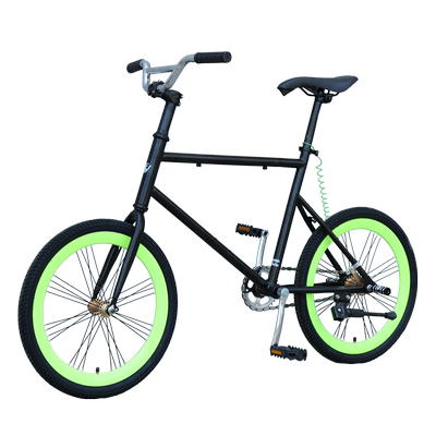 斯泊恩20寸死飞翘头已爆改