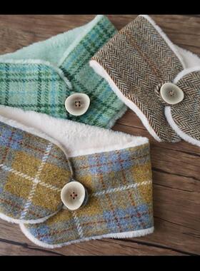 {12.2上新}超舒适のharristweed情侣亲子款冬季加绒防寒护脖围脖