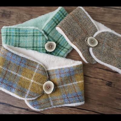{12.2上新}超舒适のharristweed情侣亲子款冬季加绒防寒护脖围脖