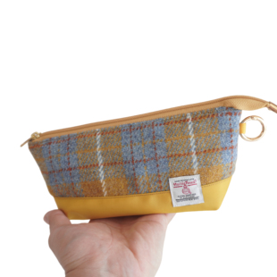 Harristweed粗花呢大开口原创大容量多功能收纳袋