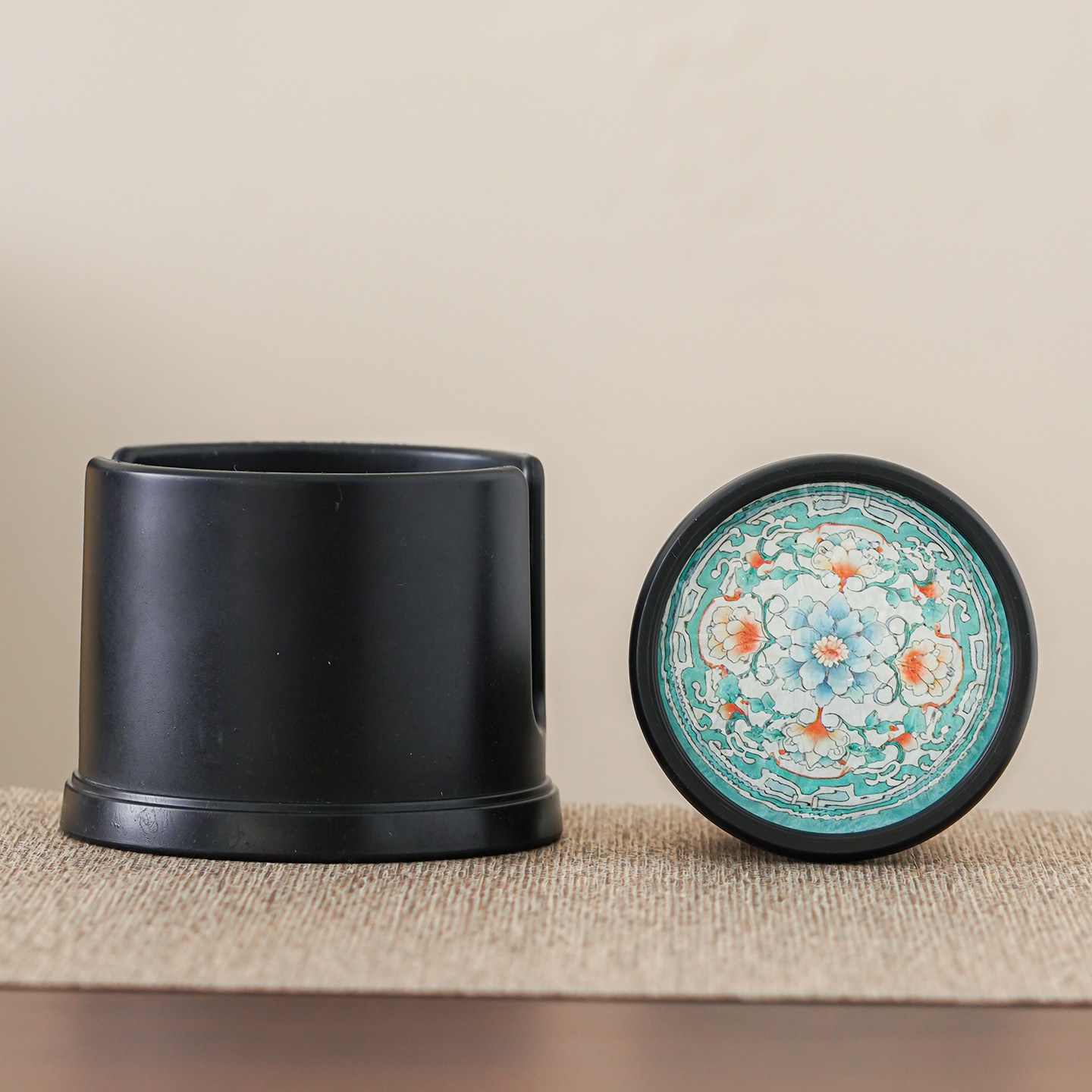 新款圆形玻璃杯垫国风新中式复古功夫茶具家用茶杯托茶桌隔热杯垫,餐饮具,杯垫,淘宝优惠券,粉丝福利购,淘宝优惠卷