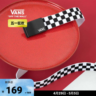 狂欢节 Vans范斯官方 男子腰带 棋盘格 1168mm 38mm