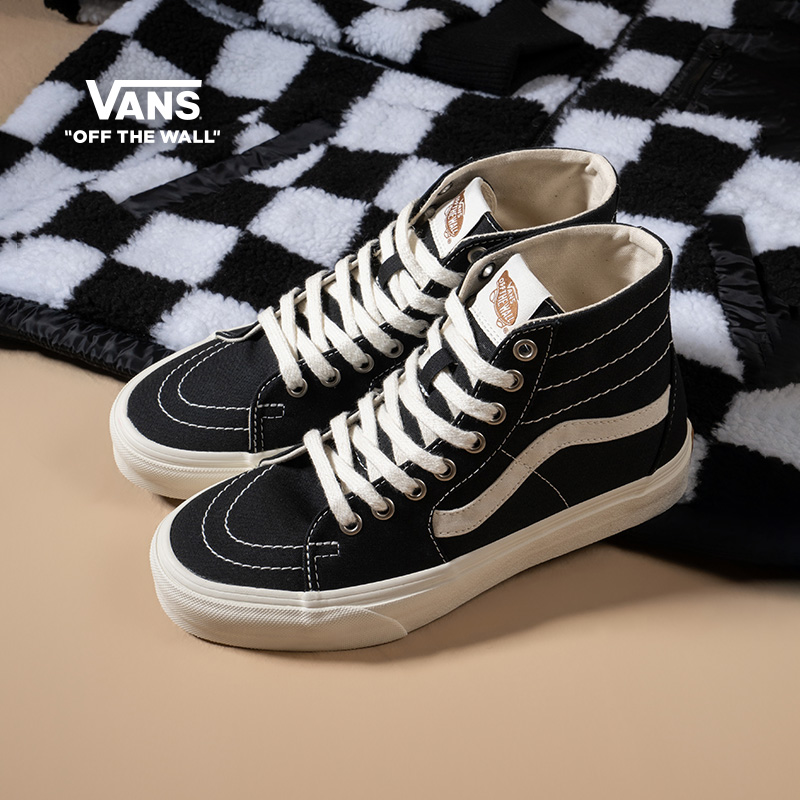 Vans范斯官方黑色经典板鞋