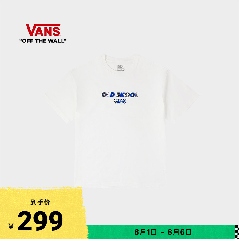 Vans范斯官方男女情侣短袖T恤