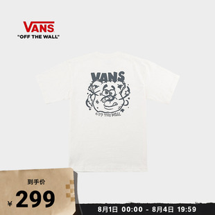 Vans范斯官方 男女情侣短袖T恤趣味印花舒适圆领