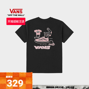 Vans范斯官方 T恤趣味印花 女子纯棉短袖