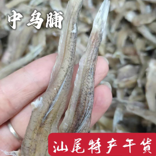 汕尾特产海欧丁生晒哥丁鱼干那哥小鱼干微咸中乌脯潮汕干货海鱼
