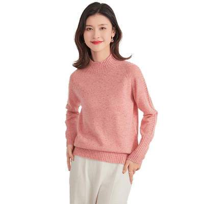 女式羊毛衫打底无缝保暖毛衣