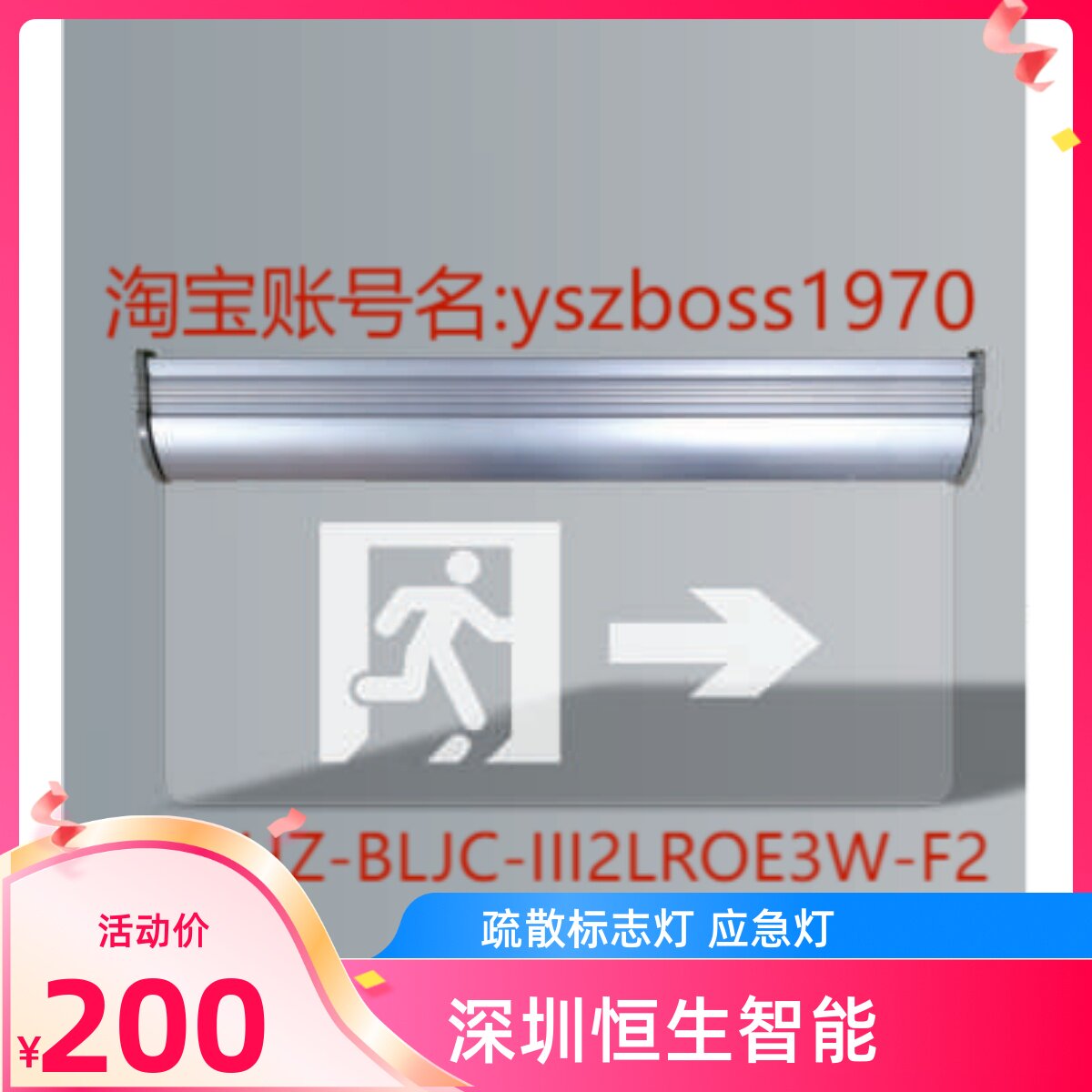 恒生集中控制型疏散指示灯