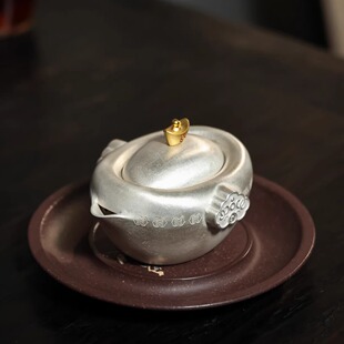 宜兴紫砂壶【一定银 一定赢元宝手抓壶】精品创意设计款功夫茶具