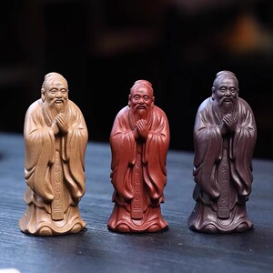 宜兴紫砂文圣人孔夫子儒家精品