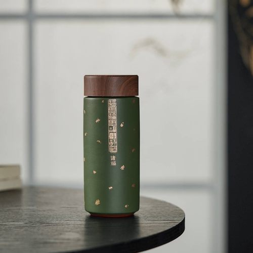 紫砂茶杯保温杯精品双层保温精品
