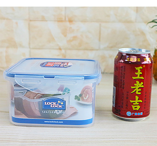 乐扣乐扣保鲜饭盒塑料食品级密封lock可微波炉加热冰箱收纳水果盒