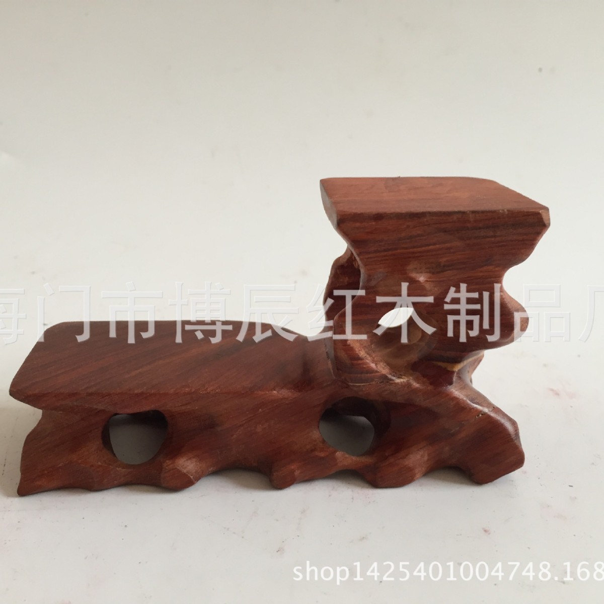特价 红木雕工艺品小摆件 玉器奇玉石头实木高低底座直销