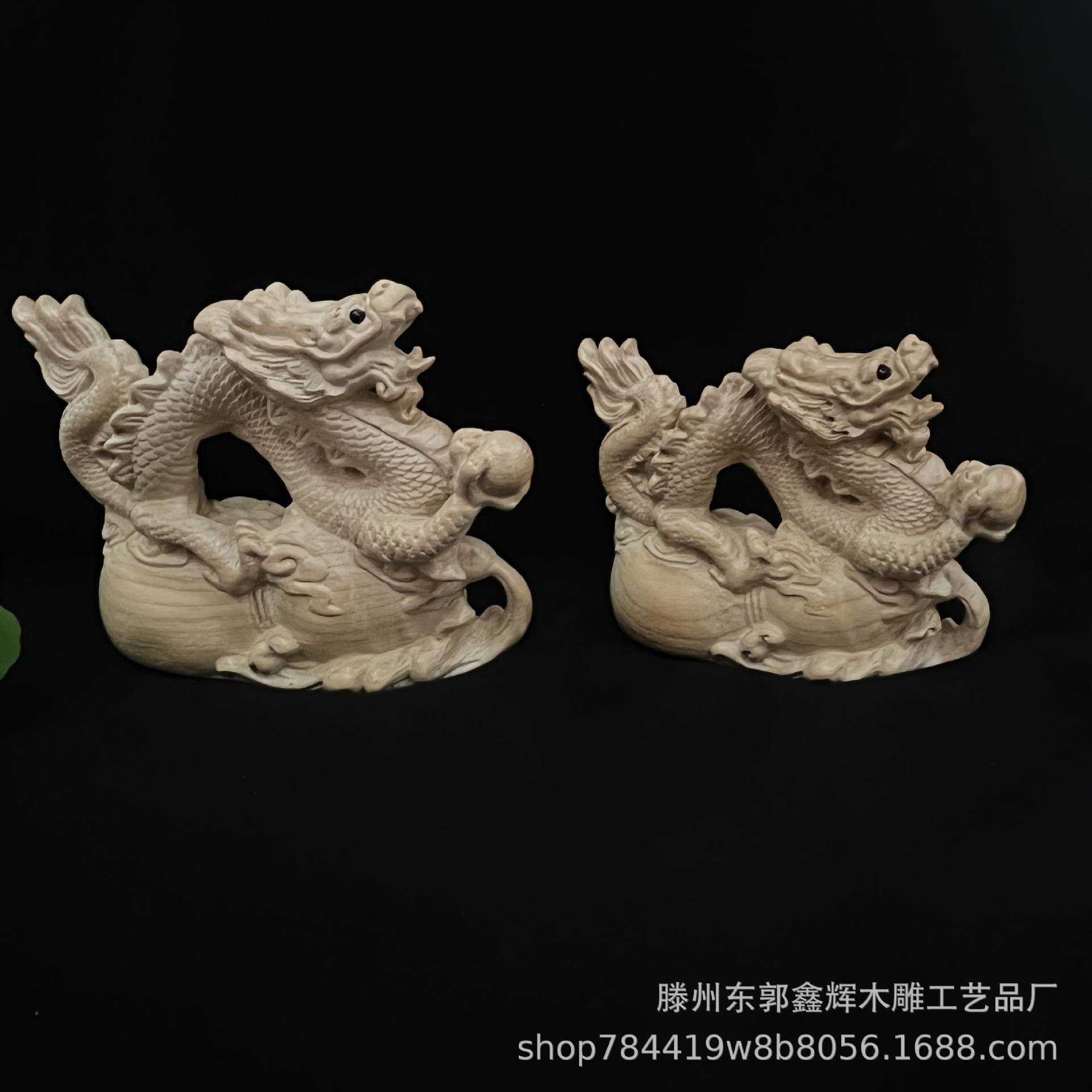 新款福禄龙桃木手工摆挂件直销经济实惠童叟无欺