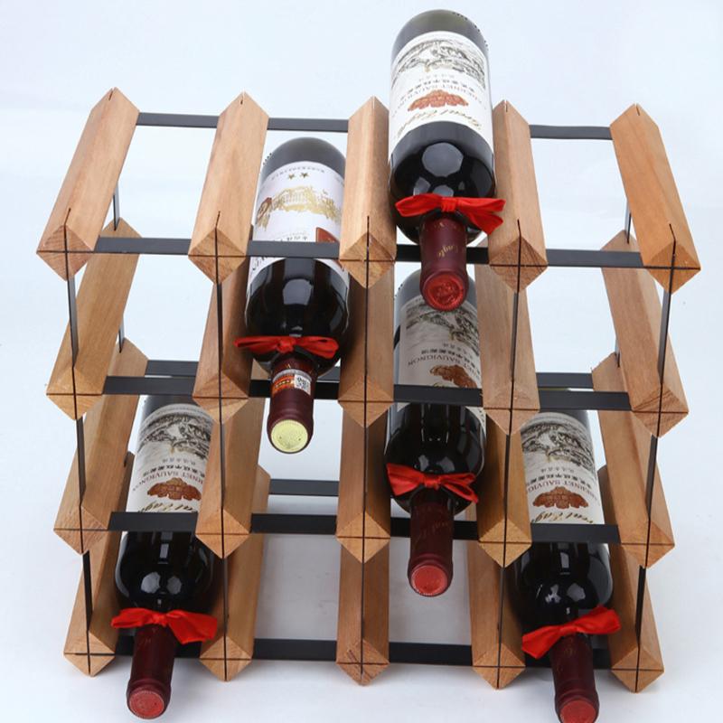 A6L欧式实木红酒架实尚摆件客厅