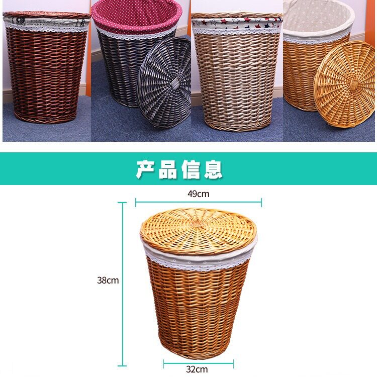 超市水果陈列筐水果筐藤编堆头篮