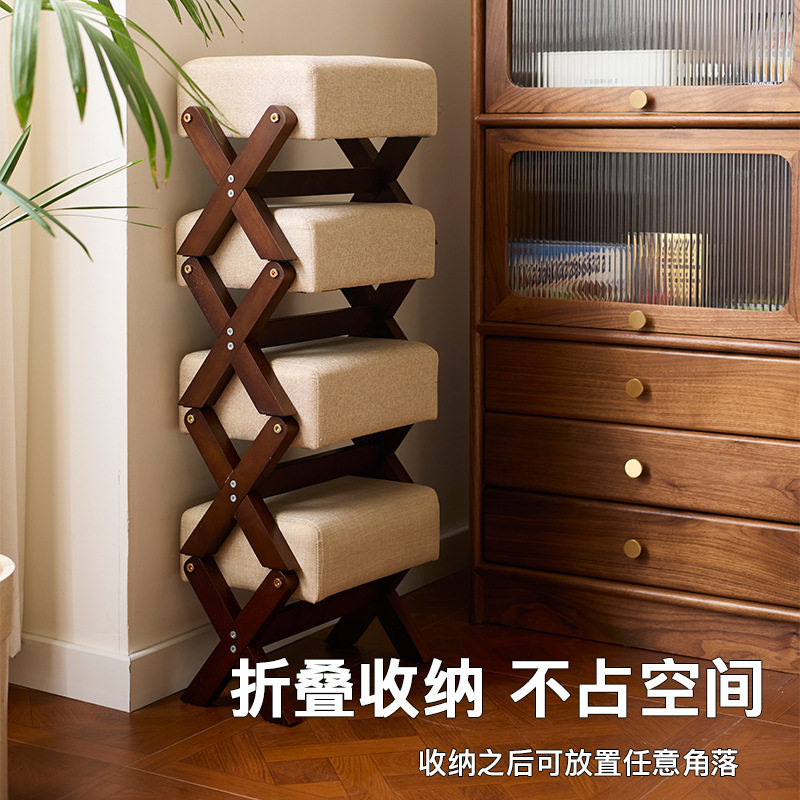 实木小凳子换鞋凳家用门口板凳矮凳客厅茶几软包沙发凳方凳儿童凳