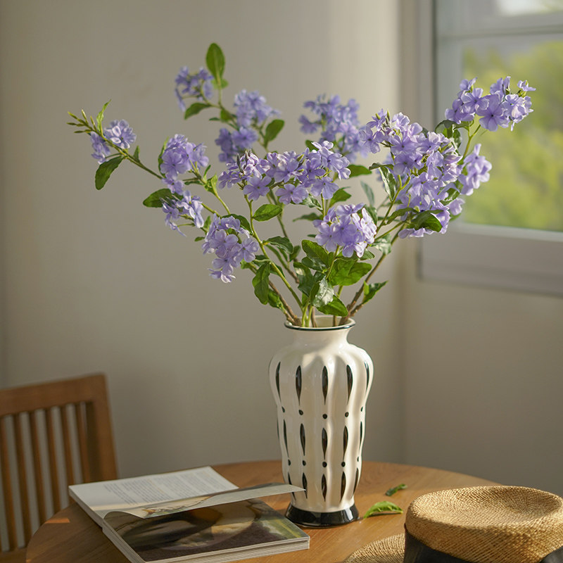 蓝雪花仿真花高品质绢布假花家居装饰花瓶插花蓝色系花朵拍照道具,家居饰品,仿真花/假花,淘宝优惠券,粉丝福利购,淘宝优惠卷