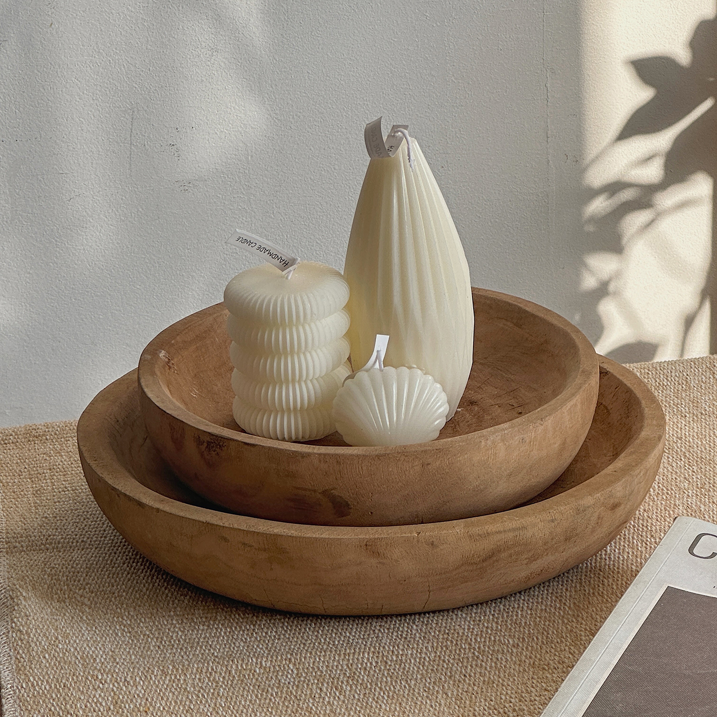 法式中古木制果盘复古零食收纳盘