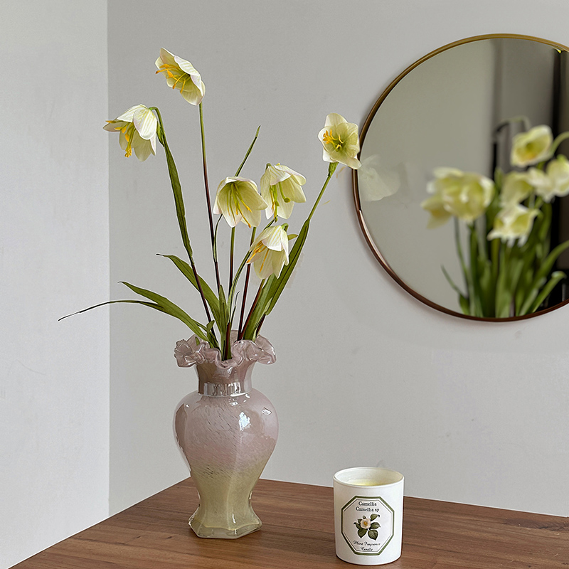 高级感ins风仿真花浙贝母