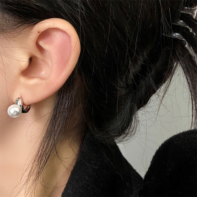 日系杂志风珍珠~s925银针