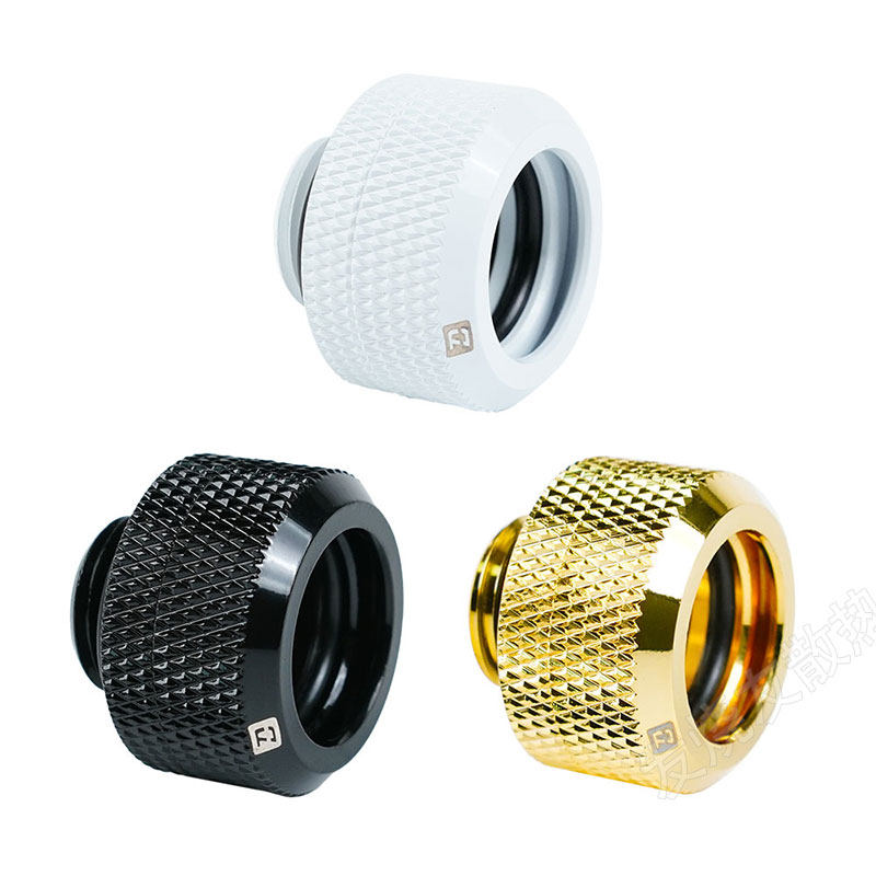 CZHORDE  分体水冷接头 14MM硬管手拧接头 硬管快拧