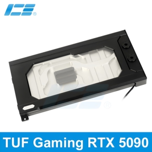 IceMan Coole 全新玻璃系列RTX5090/90D显卡水冷头 夜神/TUF/HOF