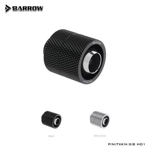 Barrow黑/亮银三分厚管360°快拧