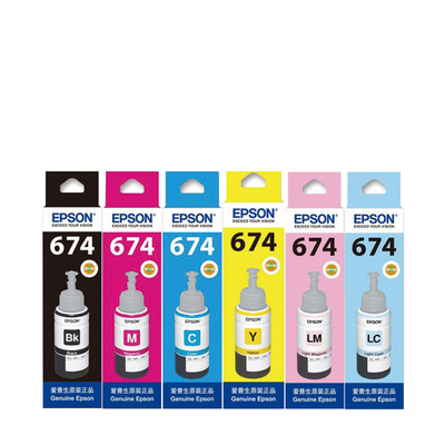 爱普生原装墨水674l805l850