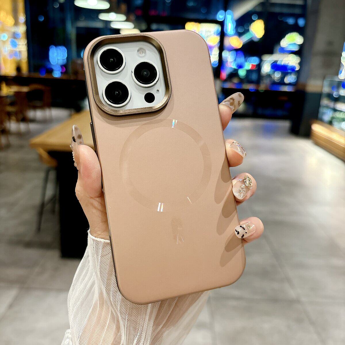 铝合金边框高级质感合金镜头五金按键磁吸适用苹果手机壳全包防摔简约iPhone15ProMax/13pro/14plus