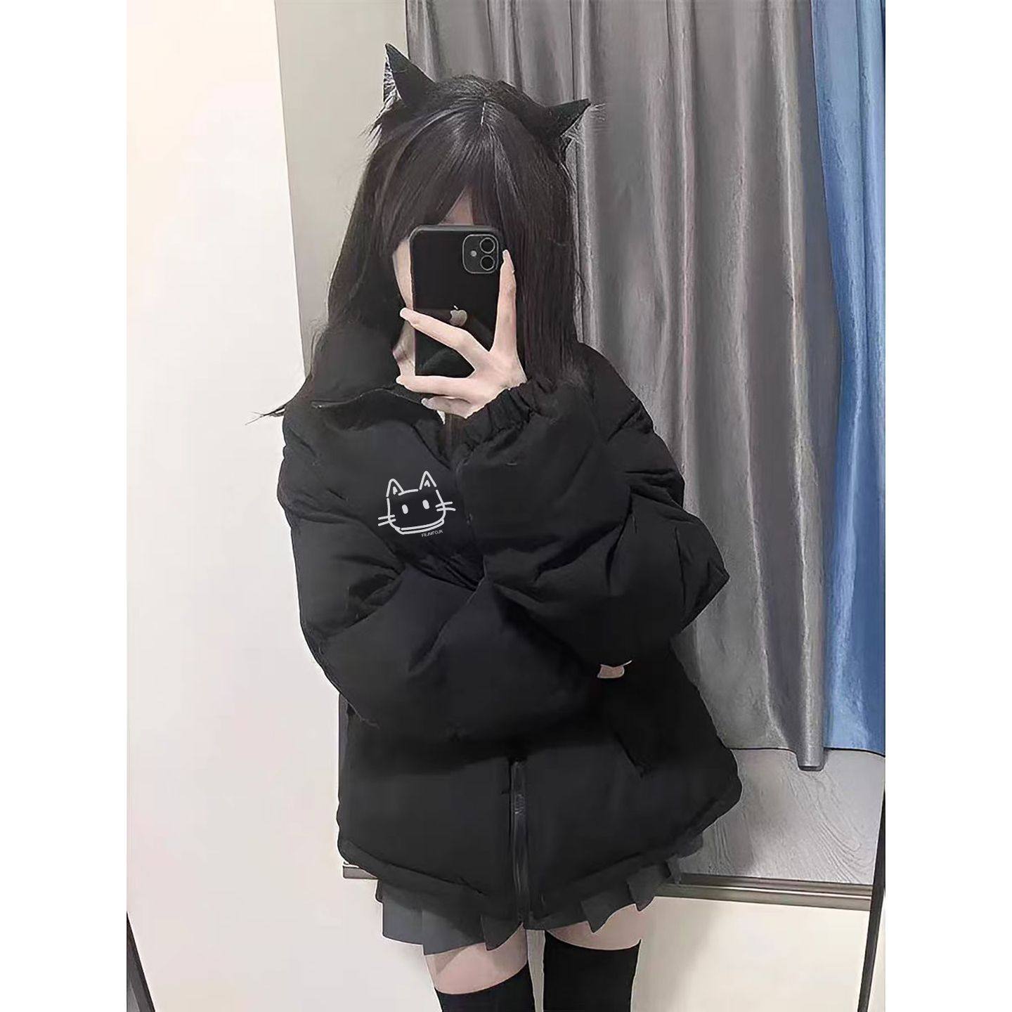 2025冬季新款羽绒棉服女大童初中高中学生宽松立领棉袄面包服外套,女装/女士精品,棉衣/棉服,淘宝优惠券,粉丝福利购,淘宝优惠卷