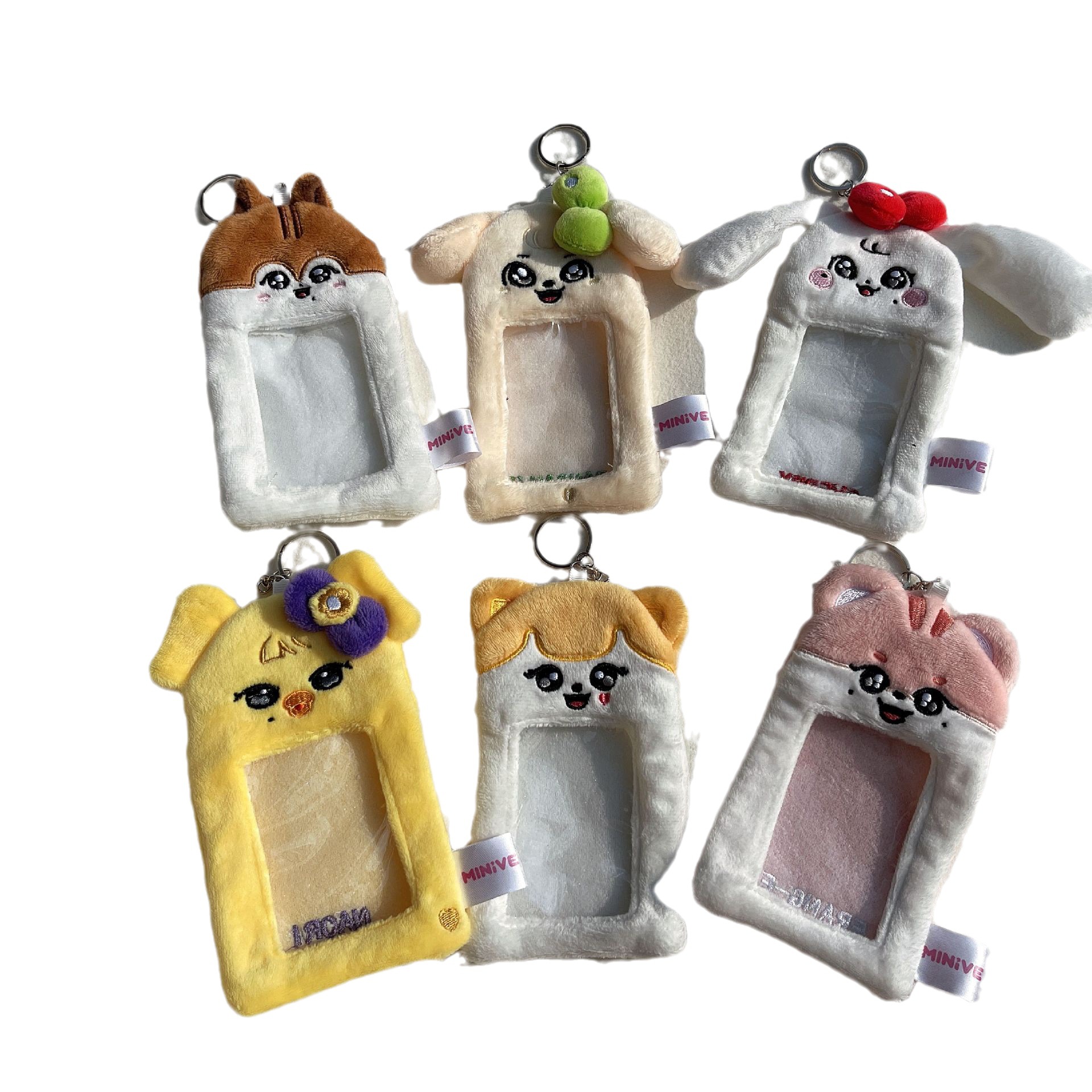 IVE张元英 安宥真 MINIVE POP-UP STORE卡套毛绒证件套保护套咕卡