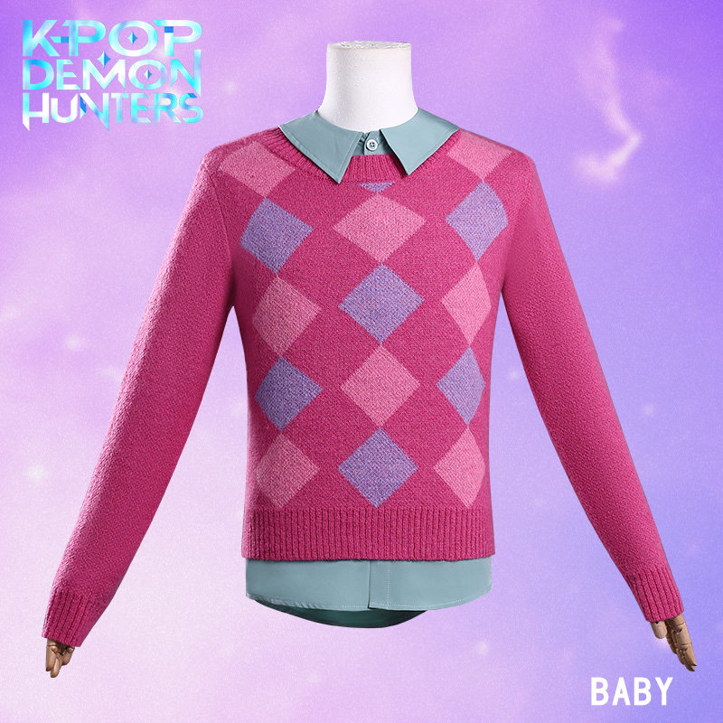 Kpop猎魔女团cos服沙加男孩恶魔男团baby韩流巨星cosplay服装男