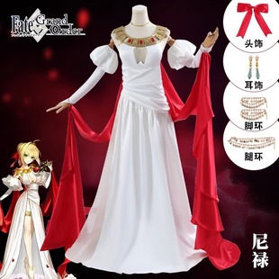 FGO Fate 尼禄礼装cos服saber英灵正装礼服游戏动漫cosplay服装女