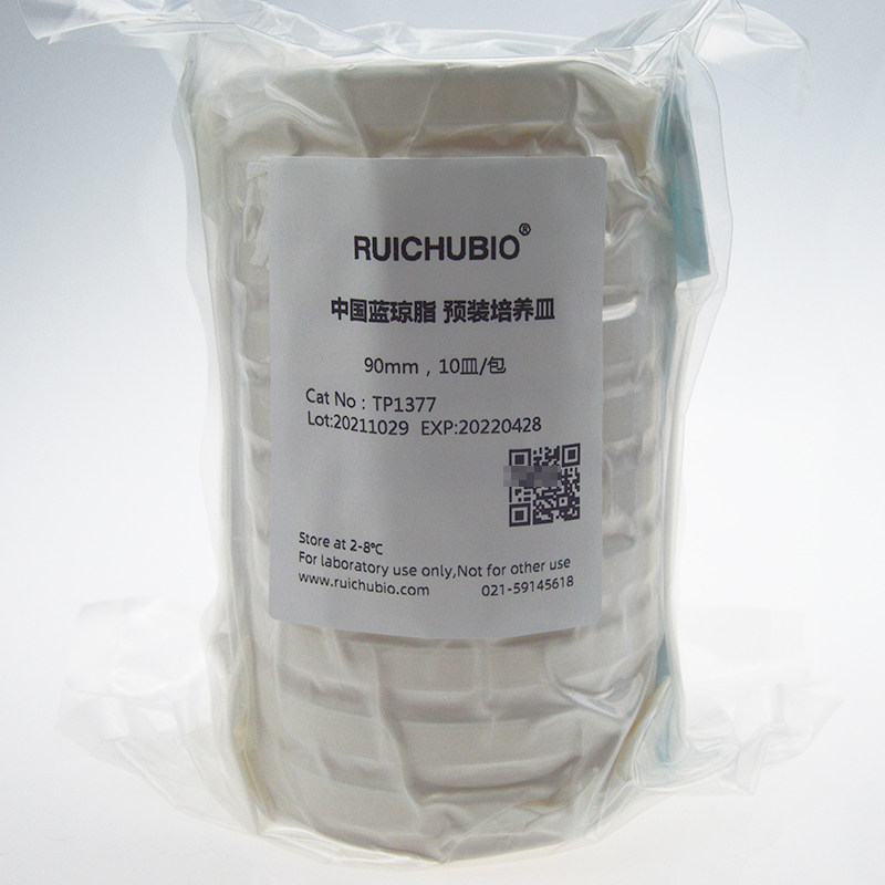 瑞楚生物 MFC琼脂GB 预装培养皿 TP1377 90mm 10皿 包