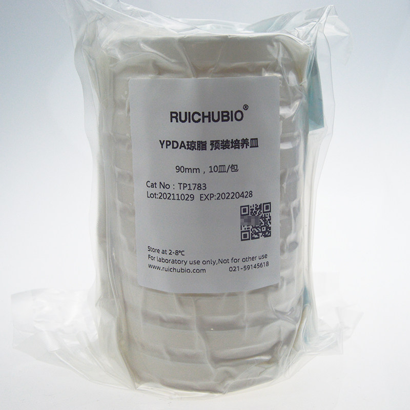 瑞楚生物 YPDA琼脂 预装培养皿 TP1783 90mm 10皿 包