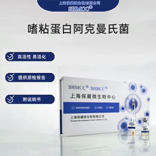 嗜粘蛋白阿克曼氏菌ATCCBAA-835 肠道益生菌 科研用 上海