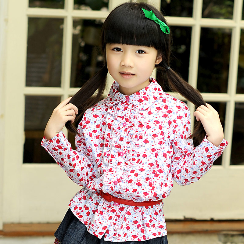 Chemise fille à manche longue - Ref 2085188 Image 3