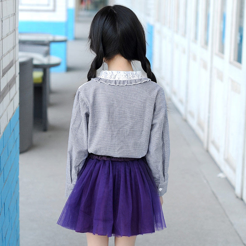 Chemise fille à manche longue - Ref 2084920 Image 3