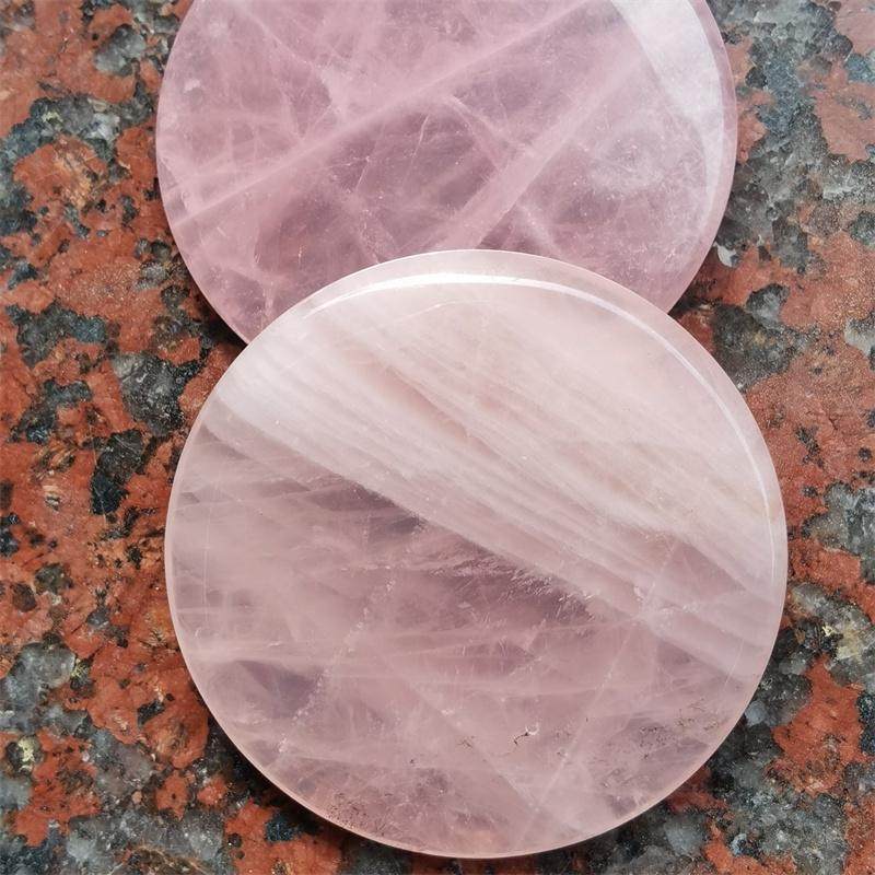 50MM天然原石嫁接睫毛粉晶原石圆片切割打磨爱心贴片摆件饰品装饰,饰品/流行首饰/时尚饰品新,奇石,淘宝优惠券,粉丝福利购,淘宝优惠卷