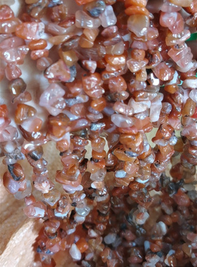 水晶有孔小碎石不定形DIY配件